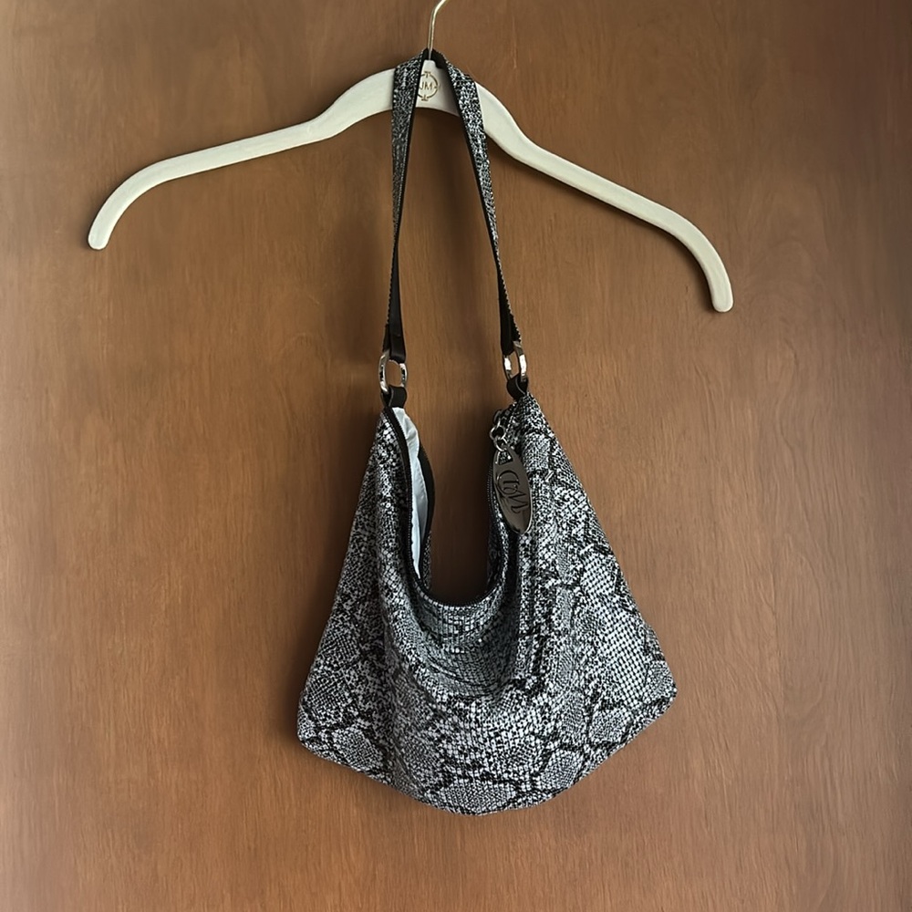 Whiting & Davis Mesh Snake Print Bag - image 2